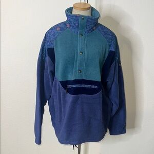 Eider Montreal Polartec Fleece Quartersnap Pullover Made in France